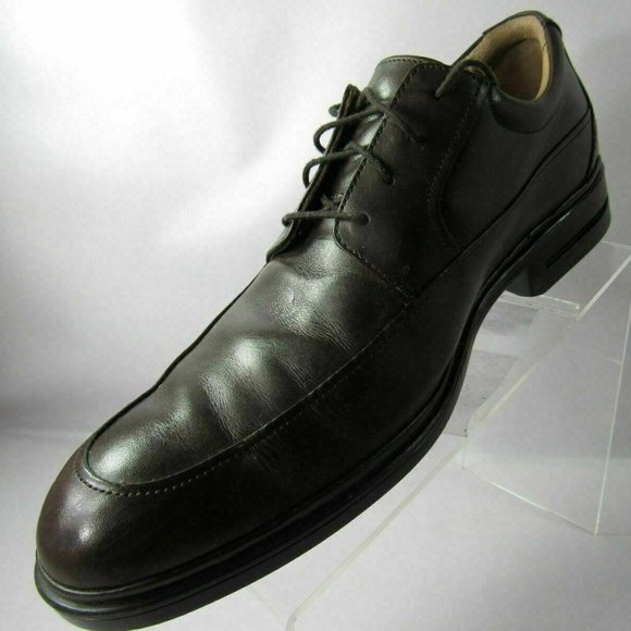Rockport Size 9 M Brown Leather Oxfords Mens R6C24 main image 4